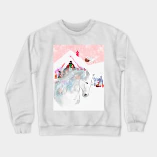 Horse Lovers Christmas Decoration Crewneck Sweatshirt